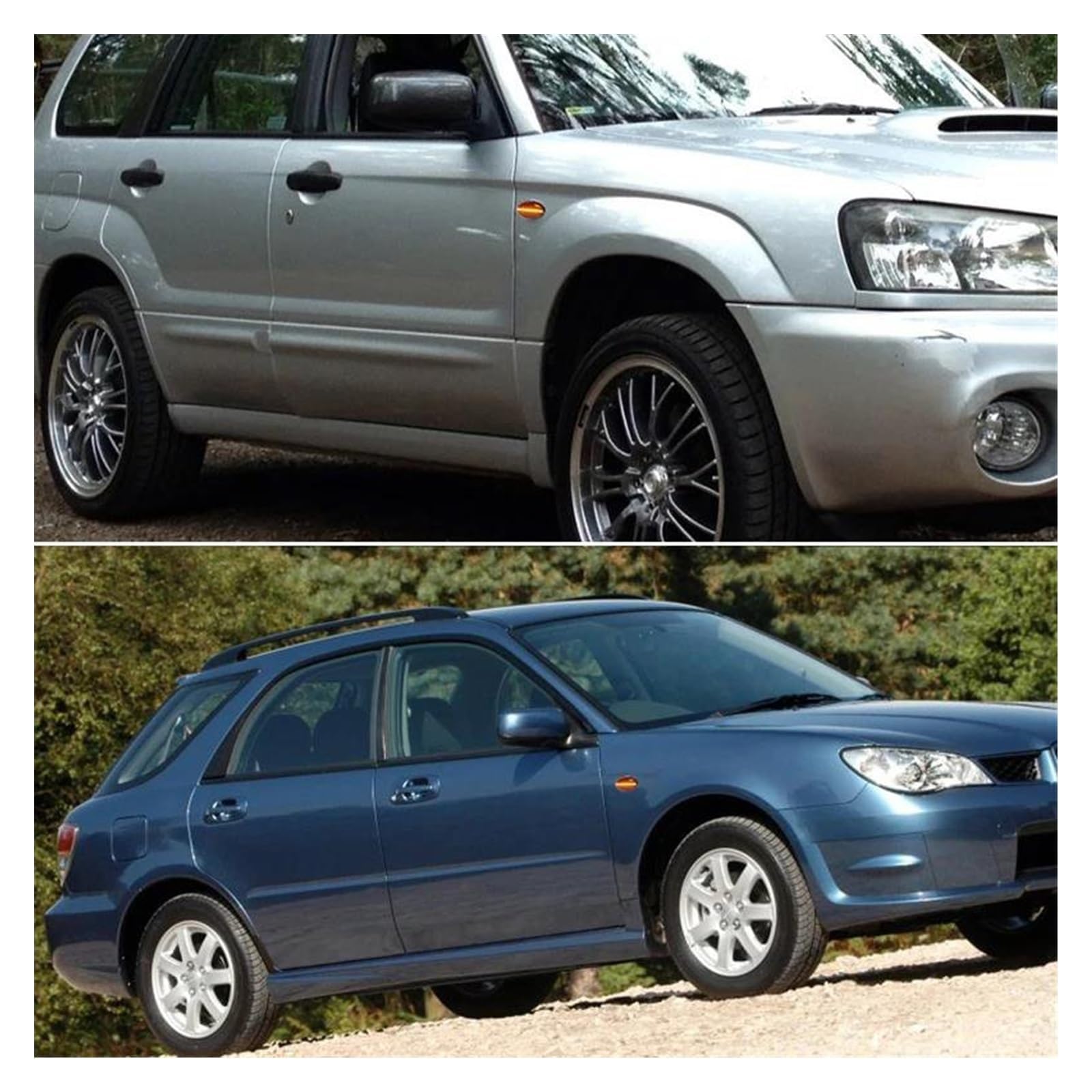 Dynamiczne kierunkowskazy boczne LED, do Subaru Liberty Forester 2000-2005, lewy lub prawy zewnętrzny kierunek boczny