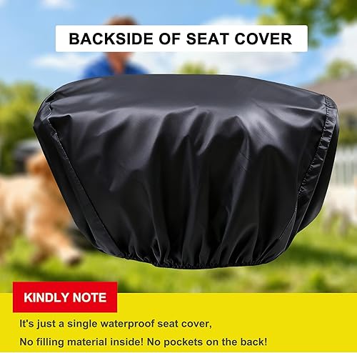 Miniatura 3 de Cubierta impermeable para asiento de cortacésped compatible con John Deere, para Cub Cadet, cubierta de asiento de tractor (Mediana)