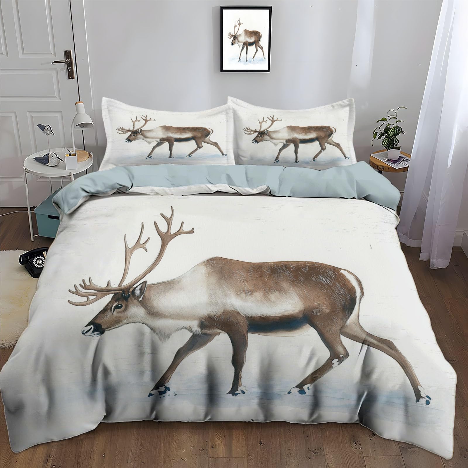Housse de couette chat 140x200 cm réversible pour une décoration de chambre cocooning