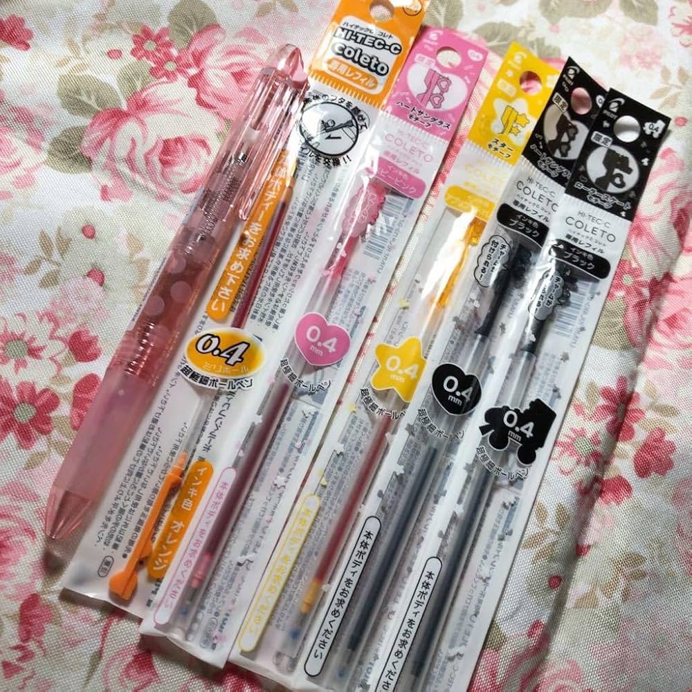 HEETSページ♡⃜ Amazon | ハイテックCコレト、限定デザインレフィル0.4㎜5本