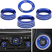 Vista 8 de para Challeger - Interruptor de señal de giro del aire acondicionado, anillo del botón del volumen del centro de la consola automática Compatible