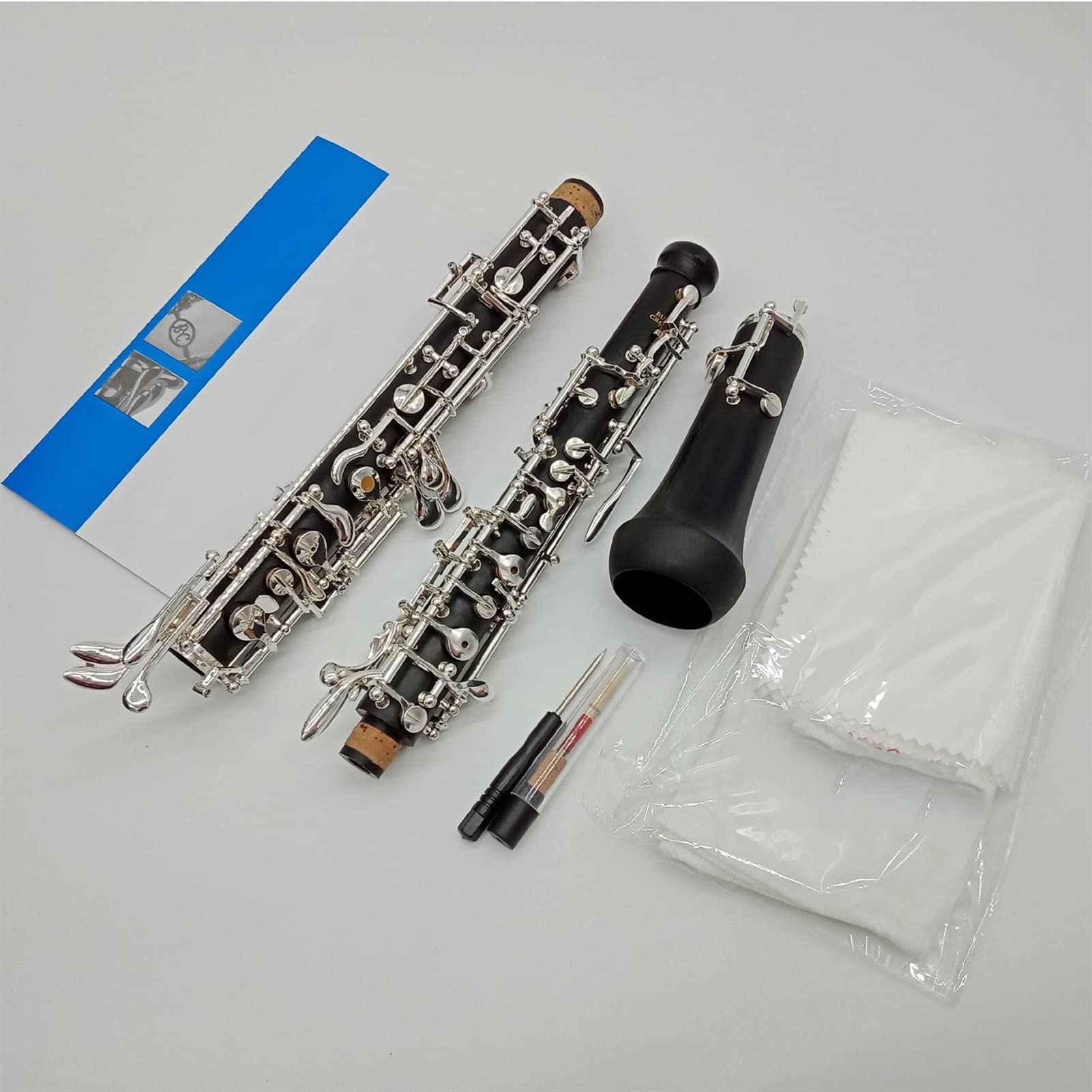 Strumento Oboe Oboe C Key Student Model Bakelite Oboe Key Silver Placcato con Accessori per Cause Principiante di Oboe