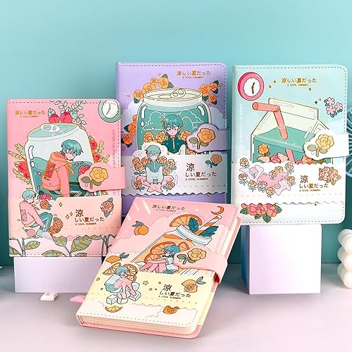 Miniatura 3 de Diario de Anime KetA, Diario de Manga, Diario Kawaii, Cuaderno de Diario Japonés Bonito, Cuaderno de Diario Estético Bonito, Papel de Calidad