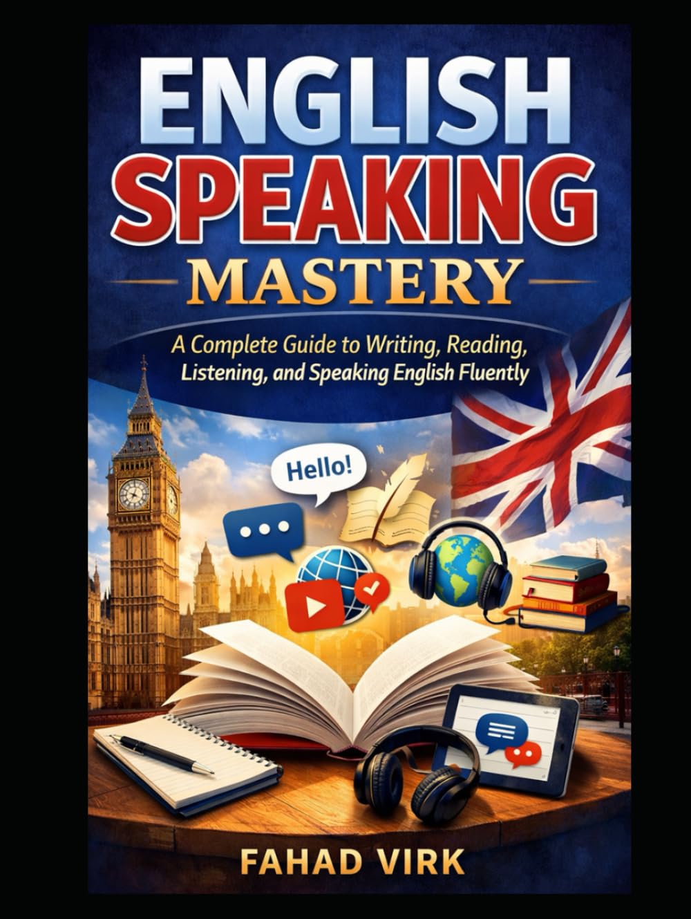 English Speaking Mastery for Beginners: A Complete Language Guide to Writing, Reading, Listening, and Speaking English Fluently
