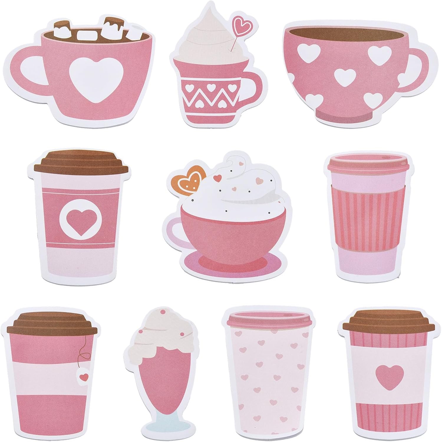 LiQunSweet 20 Book 58x73mm Creative Bread Paper Sticky Notes Imitation Baking Food Memo Pads Label for Office School Reading Book Kitchen 30 Sheets/Book image 5
