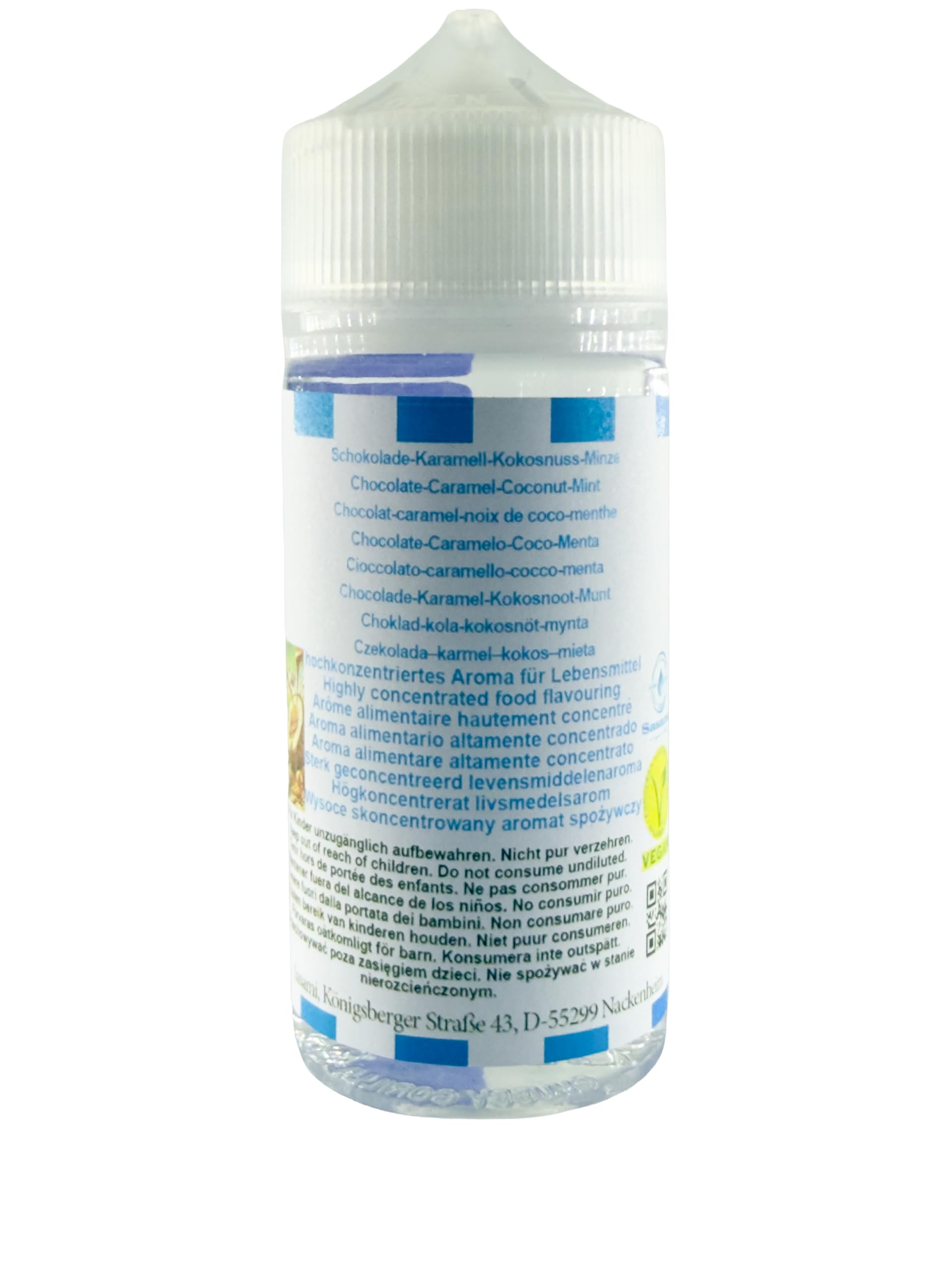 Czekolada–karmel–kokos–mięta aromat koncentrat – Wegański – Sasami – 100ml