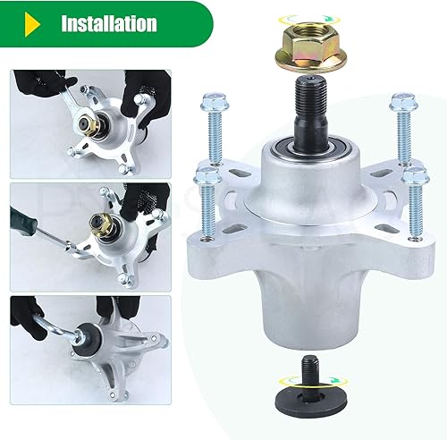 Miniatura 8 de Paquete de 2 conjuntos de husillo 139-3214 que sustituyen al conjunto de husillo Toro 121-0751, conjunto de husillo Toro 121-0751, husillo Toro