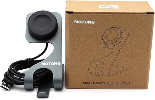 Miniatura 7 de MOTONG Compatible con Huawei Watch GT4 USB de carga, cables de carga USB de repuesto con soporte de base de escritorio compatible con Huawei Watch
