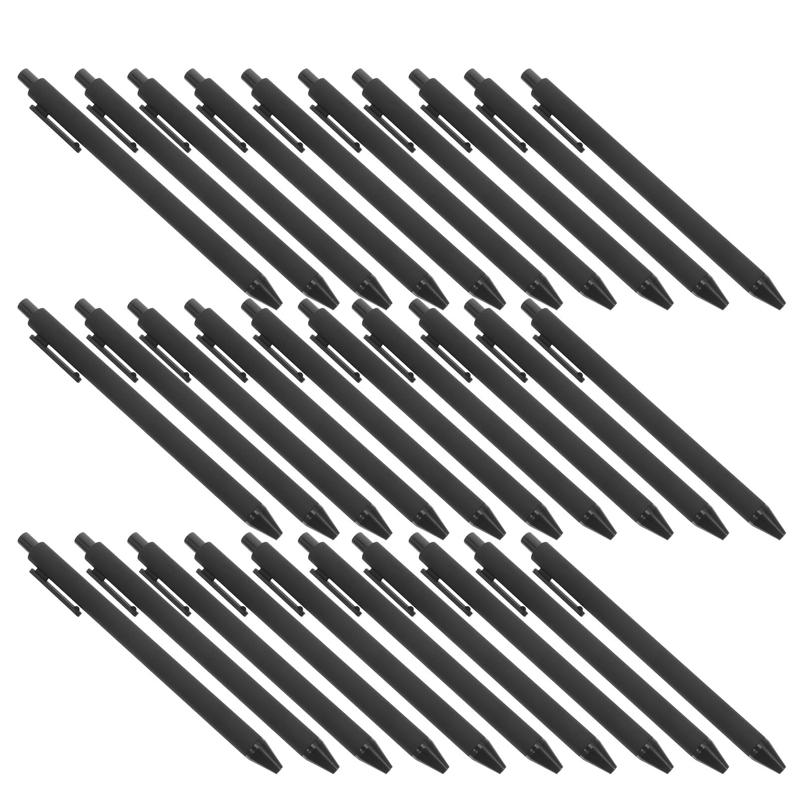 108 Piezas Bolígrafos de Gel Retráctiles Negros Secado Rápido Escritura para Oficina Escuela y de Notas Material Plástico Ergonómico para Profesionales y Estudiantes