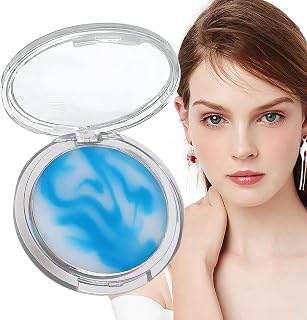 Jelly Setting Powder, Face Makeup Powder, 6g Oil Control Formula, Lightweight and Long Lasting, Full Coverage Finish Matte Setting Powders for Girls, Ladies