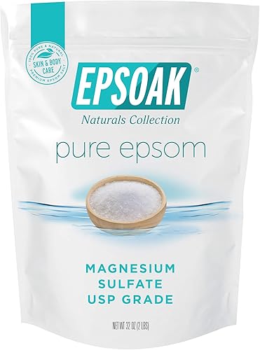 Sales de Epsom para baño spa ducha y pies de Epsoak Blanco
