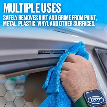 Optimum Opti-Clean Waterless Wash and Protect - Ready to Use Waterless Car Cleaning Spray and Polymer Protection (17 oz)