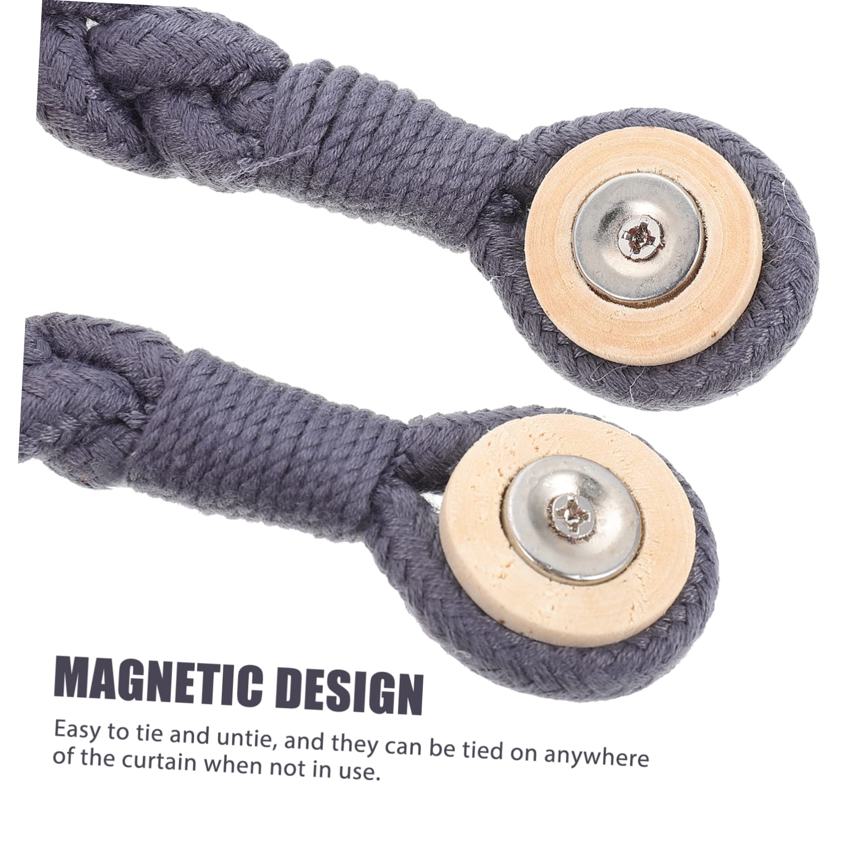 Cabilock 6pièces Embrasses Magnétiques pour Rideaux Lot de Accessoires De Décoration Et Attaches Pratiques Et Élégantes pour Voilages Et Rideaux Moderne