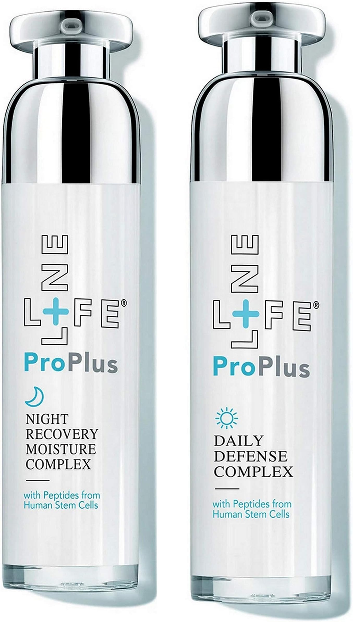 Lifeline Skincare 2 Piece Bundle - Includes Anti-Aging ProPlus Night Recovery Moisture Complex Serum 50mL, and Anti-Aging ProPlus Daily Defense Complex Serum 50mL (2 Piece Bundle)