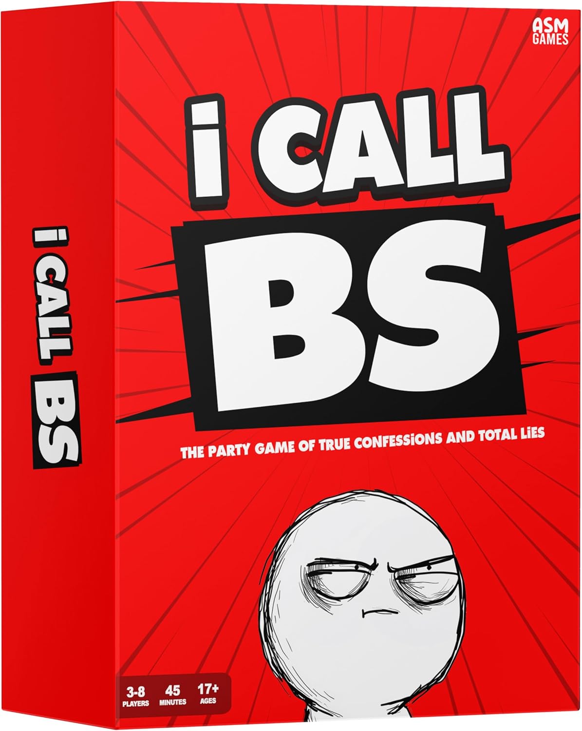 I Call BS - Hilarious Party Game for Adults Filled with Confessions and Lies, a Card Game Where You Call Out Your Friends and Family