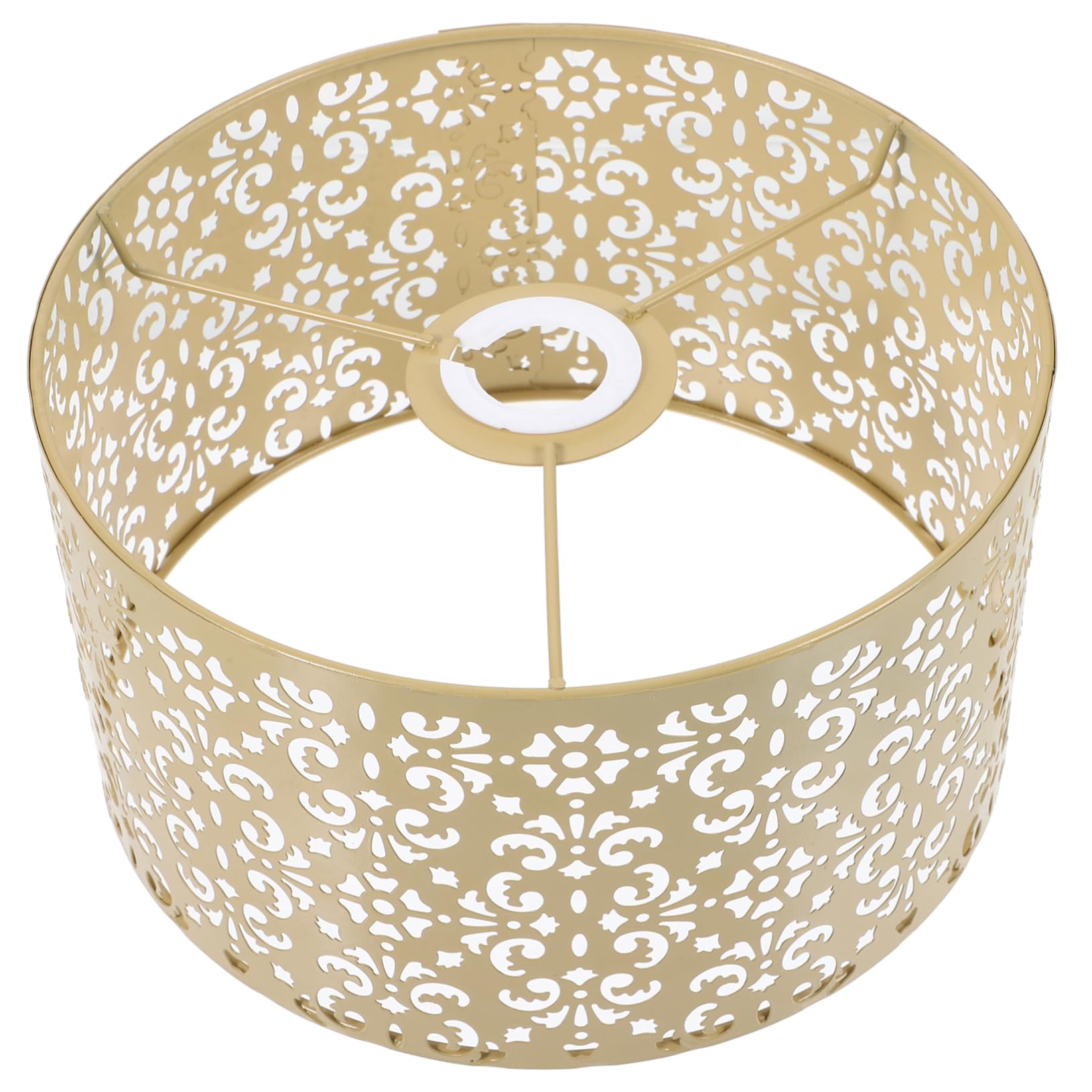 ULTECHNOVO Scalloped Wrought Iron Lampshade Light Cover for Table Lamp Replacement