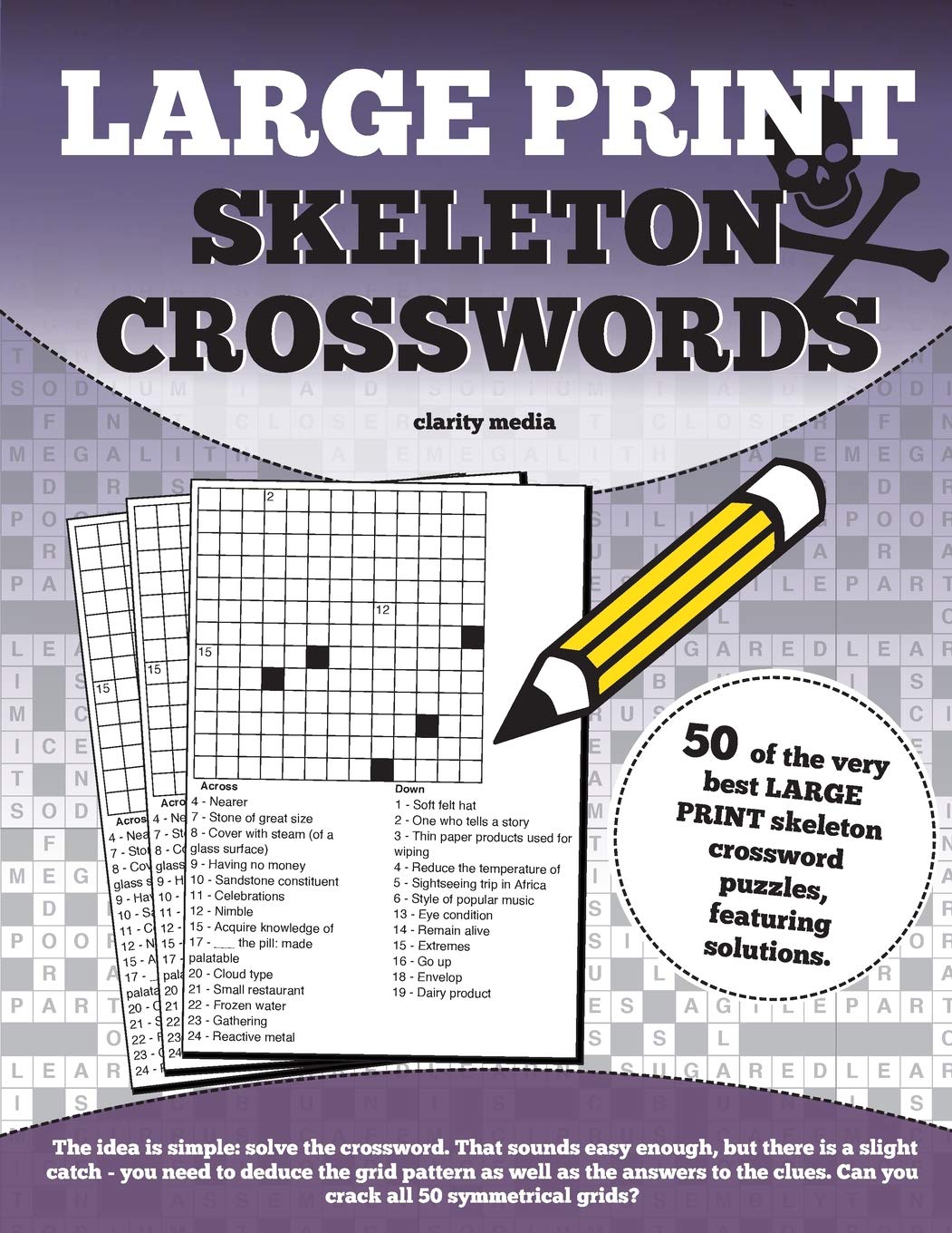 Large Print Skeleton Crosswords