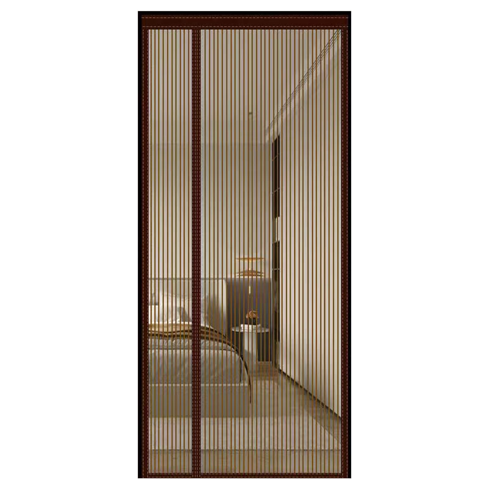 Pet Friendly Screen Barrier with Fast Seal Feature Blocks Flies While Allowing Air Circulation Patio Door Screen