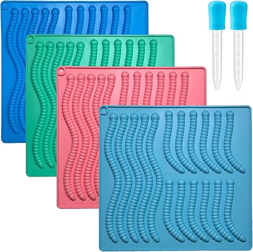 Miniatura 21 de Paquete de 2 moldes de silicona para chocolate, pies, botella de una sola pieza, carro, oso, molde de silicona para dulces, gomitas, pasteles