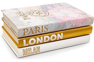 Designer Book Boxes for Coffee Table - Exquisite Hardcover Book Set