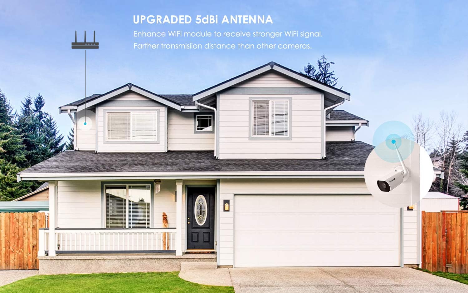 Super Deal Product Outdoor Security Camera, Wireless WiFi Home IP Surveillance Camera with IP66 Waterproof, 1080P, 30m IR Night Vision, Two-Way Audio, Smart Motion Detection, Remote View-iOS, Android, PC Exclusive Discount 🔥 Outdoor Security Camera, Wireless WiFi Home IP Surveillance Camera with IP66 Waterproof, 1080P, 30m IR Night Vision, Two-Way Audio, Smart Motion Detection, Remote View-iOS, Android, PC