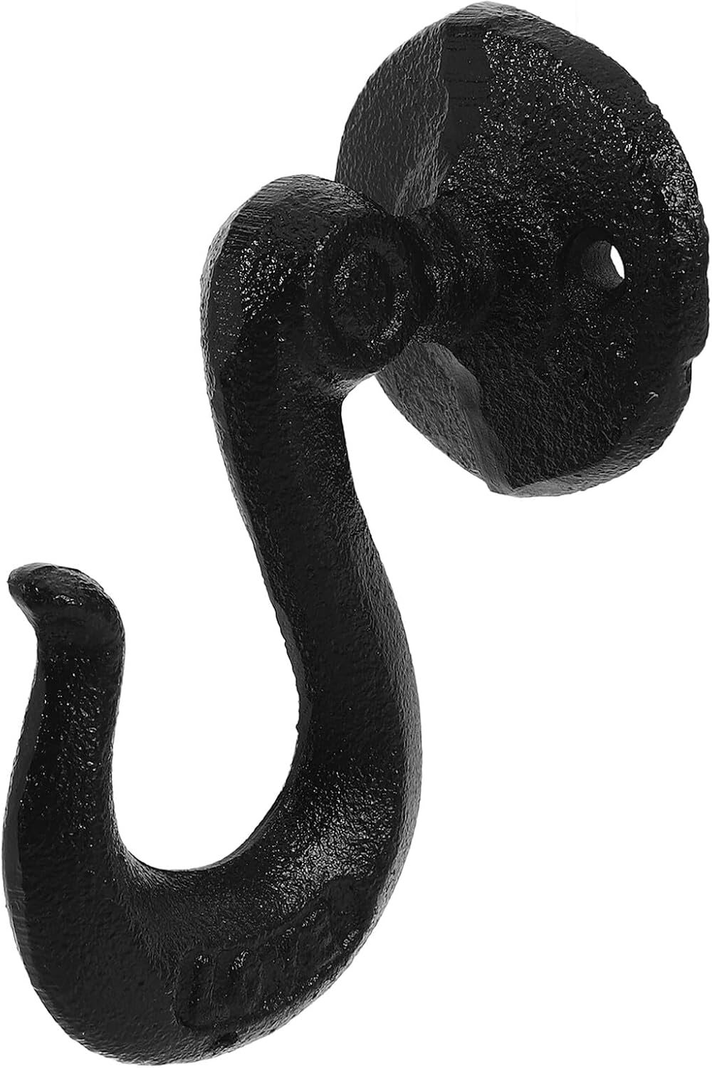 Heavy Duty Wall Mounted Coat Hooks, Rustic Wrought Iron Decorative Hangers for Kitchen and Entryway, Creative Farmhouse Towel and Tool Rack