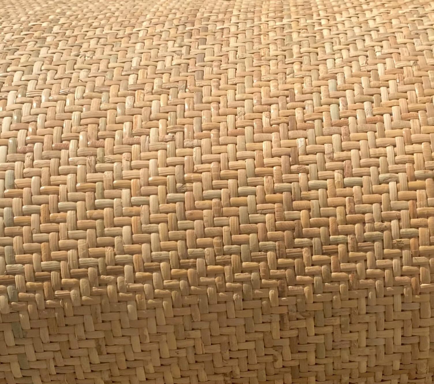 Rattan Roll 50 x 150cm, Natural Cane Webbing, Rattan, Caning Material, Cane Rattan Webbing Roll, Natural Woven Open Rattan Mesh for Caning Projects Wide Rattan for DIY Crafts Cabinet Chair Furniture