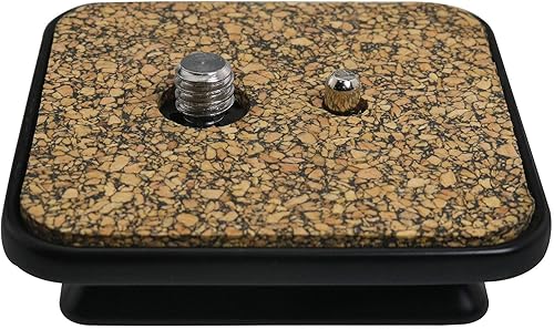 Piezas de montaje de cabeza de placa de liberación rápida de trípode 1.654 in x 1.654 in para V-0554, 6100 6160 7100 FW29T, 200R 800R, V3000 S-4500