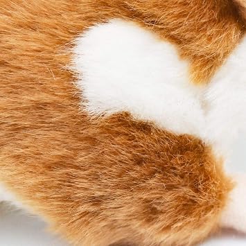 Hansa Plush Lying Brown Hamster 7