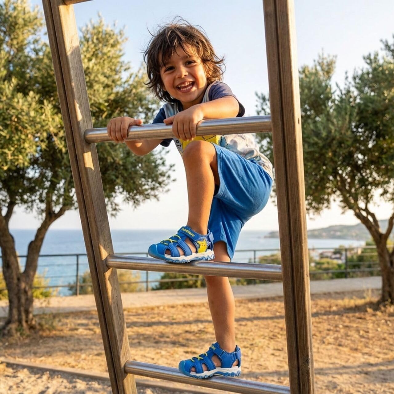 Leomil Pokémon Sandales Garçon Enfants Boyss Chaussures, Chaussures d'été pour enfants