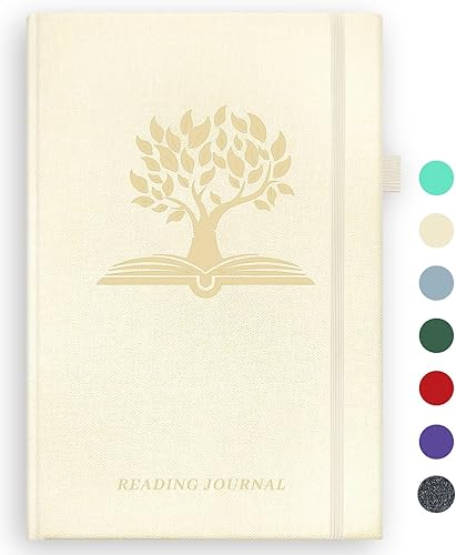 Diario de lectura, diario de lectura de libros, seguimiento y revisa tu lectura, accesorios de libros de regalo para amantes de los libros y