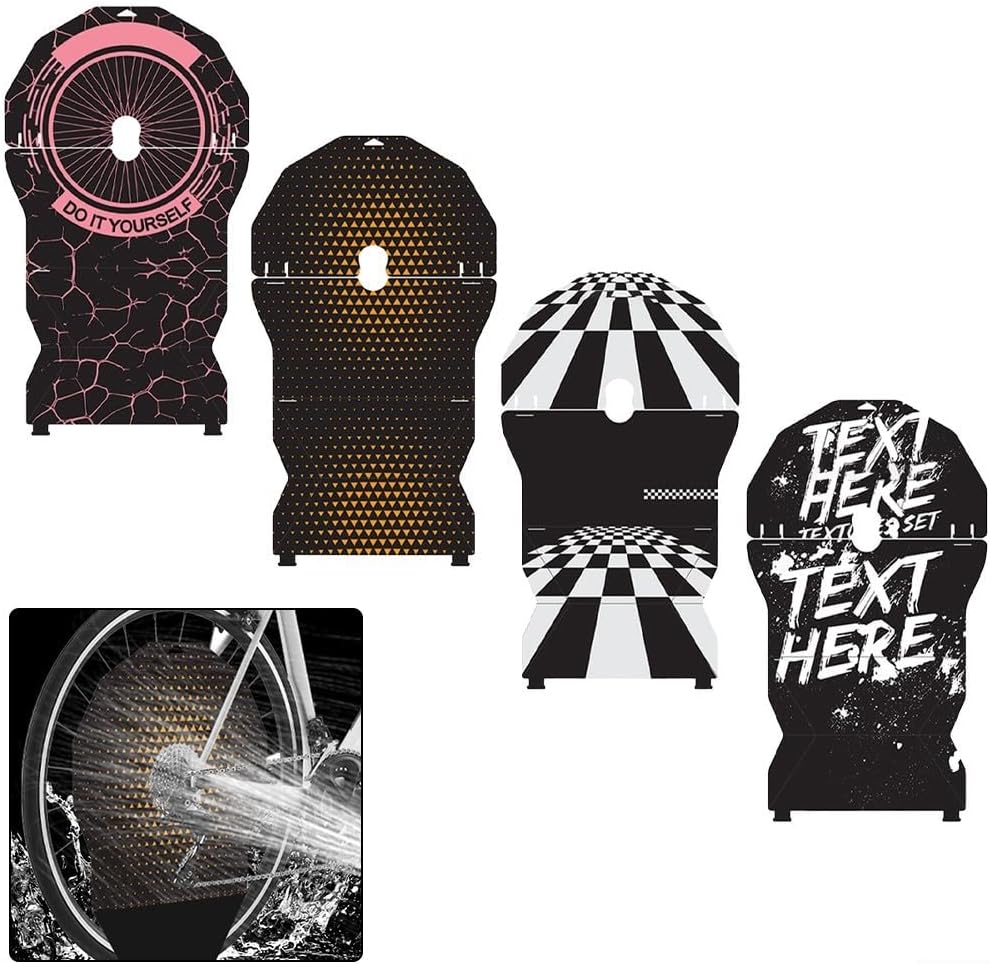 Bike Cleaning Baffle, Cycling Freewheel Rear derailleur Cover, Suitable for Outdoor Use, Practical Design (B)