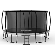 Trampoline Outdoor 14FT with Enclosure Net, 1550LBS High Capacity ASTM Approved Backyard Trampolines for Kids & Adults, Reinforced W-Shaped Legs