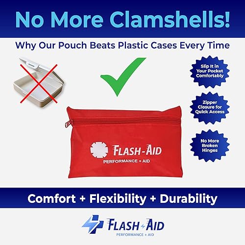 Miniatura 5 de Mini botiquines de primeros auxilios  Paquete de 2 IFAKs compactos de viaje para preparación de emergencias, senderismo, camping, viajes por