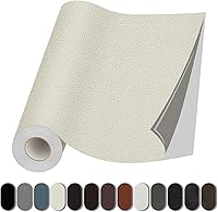 Vista 1 de Parche de Reparación de Cuero, Cinta de Reparación de Cuero Autoadhesiva, Cinta de Parche de Vinilo Grande para Sofás, Muebles, Asientos de Coche