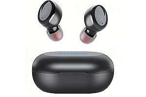 Kurdene Bluetooth Wireless Earbuds for iPhone SE with Deep Bass, Extended Playtime,...