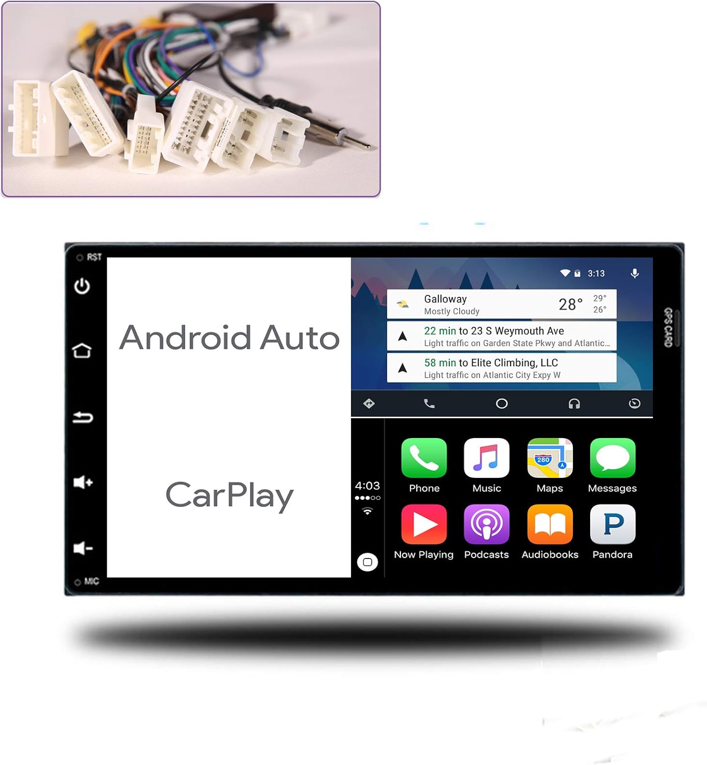 Authеntіс Crаzу Dеаlѕ ViaBecs Android 10.0 Car Stereo with Bluetooth 5.0 Built-in Carplay for Toyota Tacoma Corolla 2016-2018 Sienna 2015-2018 Car Audio Head Unit 4G/64G DSP Support Handsfree Calling Google Maps SWC