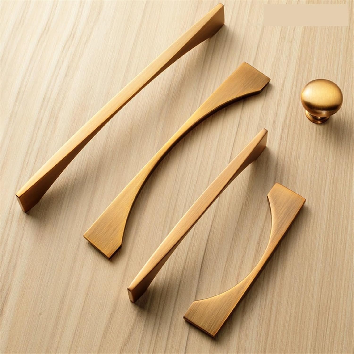 Nordic Cabinet Handle Cupboard Wardrobe Pulls Cabinet Drawer Modern Dresser Knob Furniture Handles Kitchen Cabinet Handles 1Pcs (Color : 001YB 6pc)