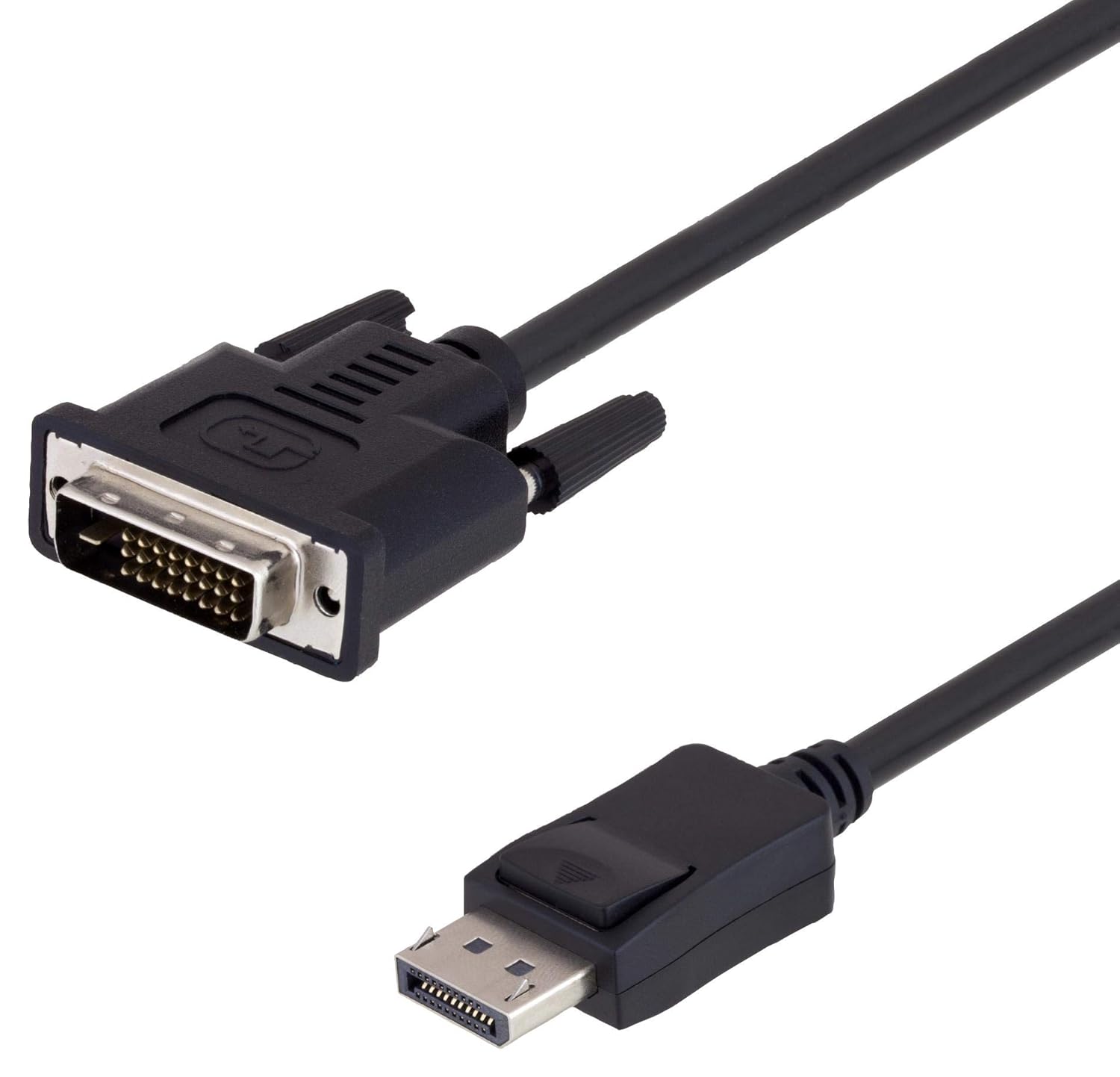 L-COM - CTLDVI-DLSP-MM-3 - Cable, DVI-DP Plug, 900MM, Black
