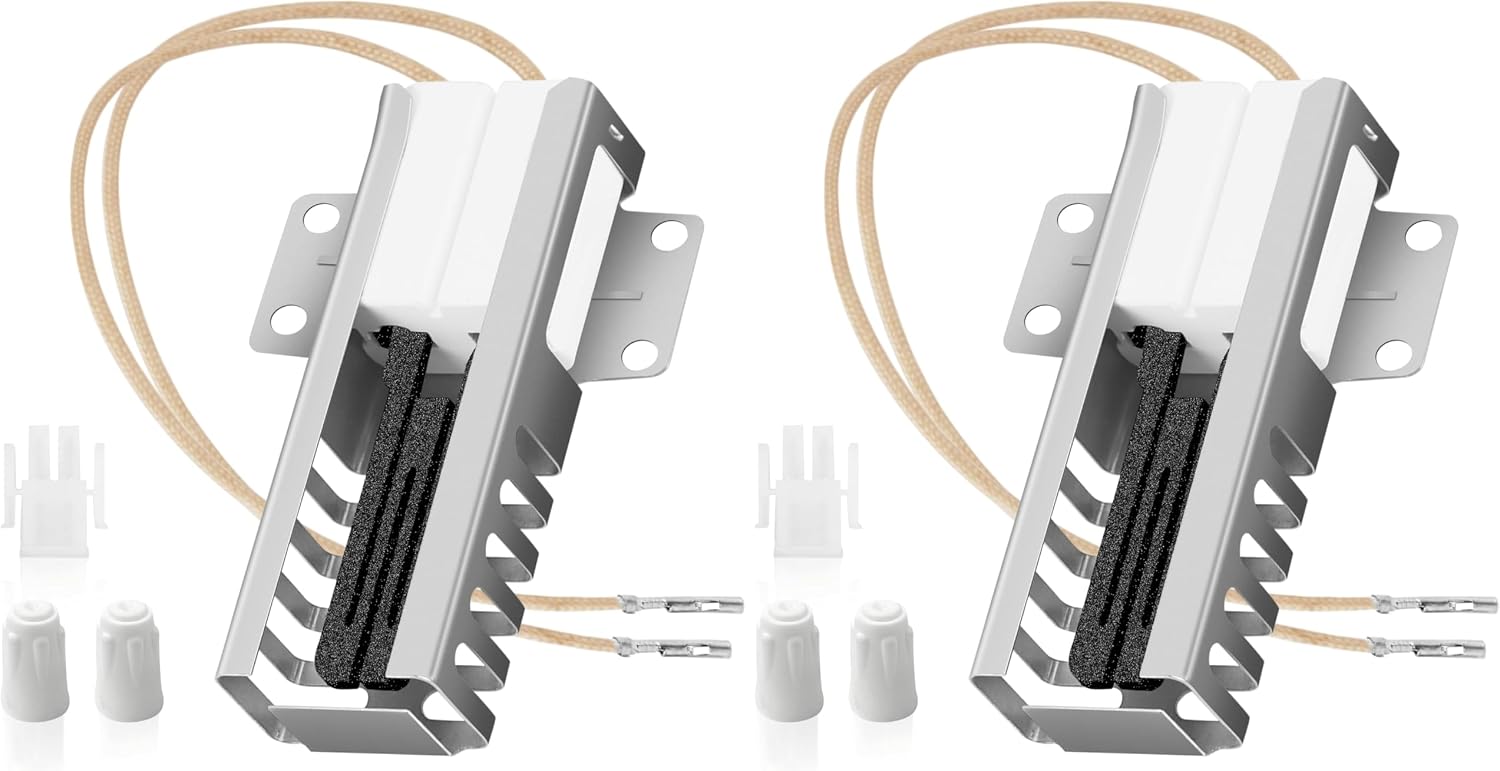 WB13K21 Oven Igniter for GE, Frigidaire, Kenmore Gas Range Oven. Replaces WB13K0021, Norton 501A, WB13T10045, WB13K10026 Universal Model. 1-year warranty.