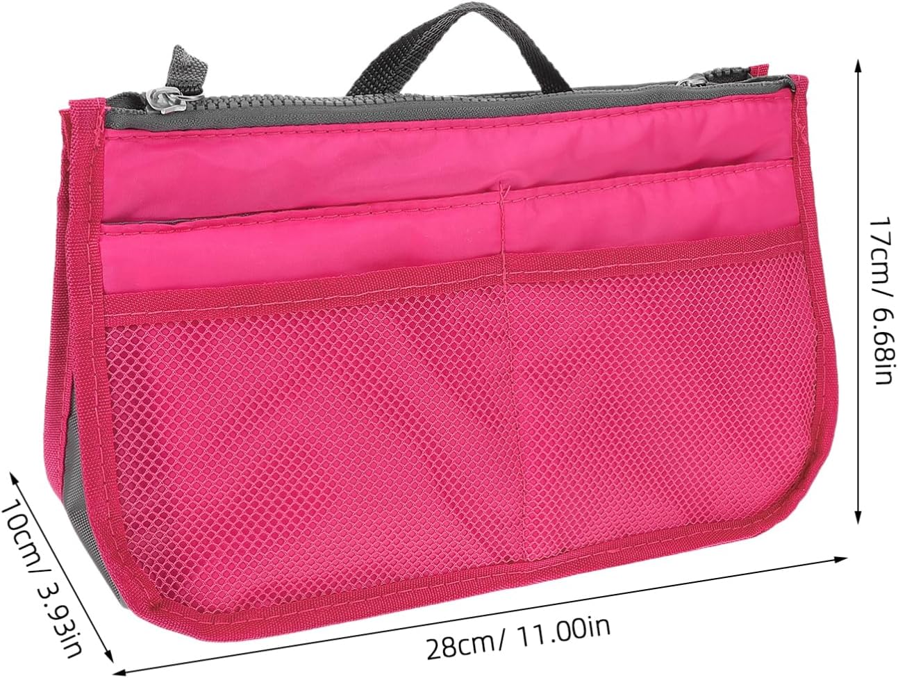 Multi Layer Handbag Liner Large Capacity Nylon Organizer Bag image 2
