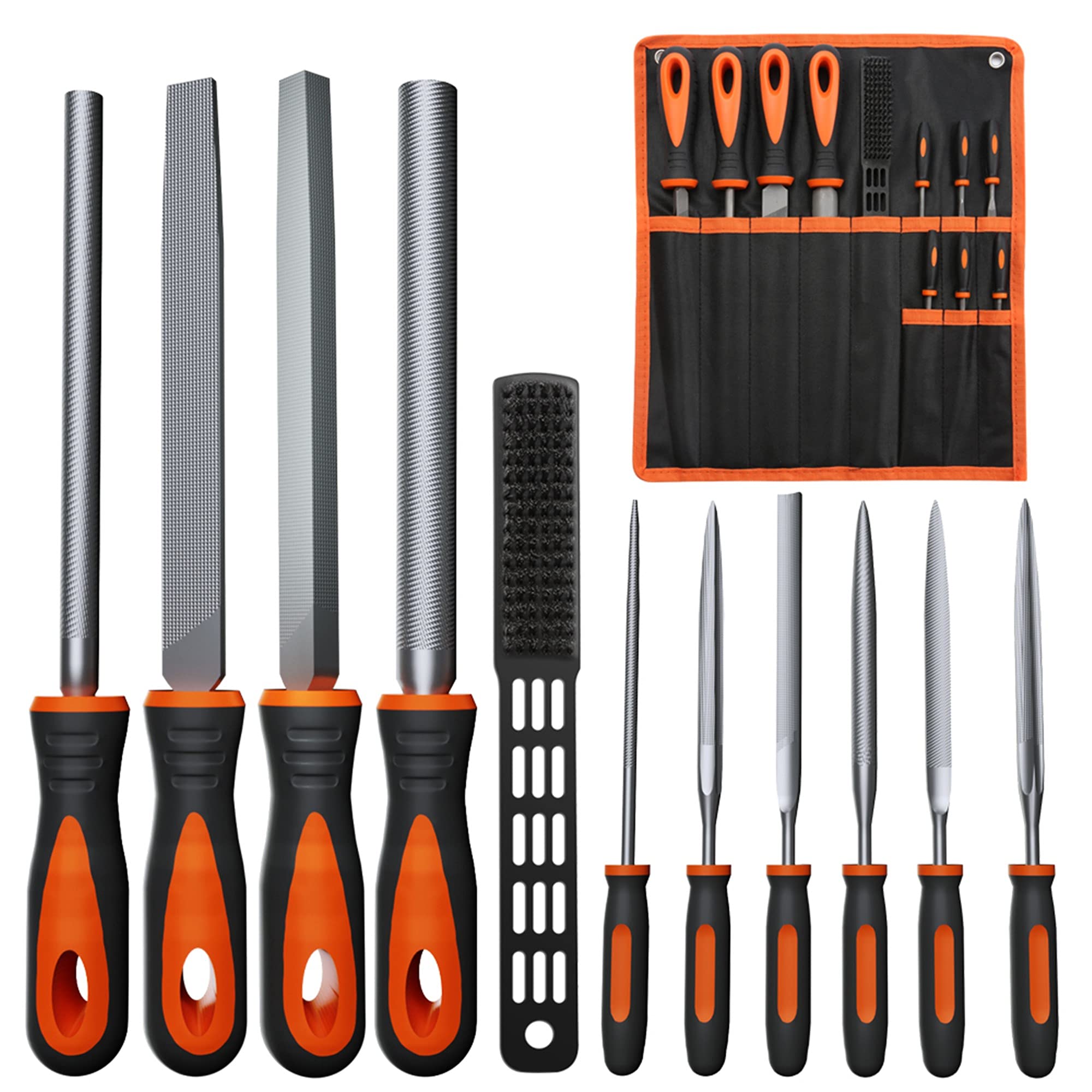 Buy E·Durable 11Pcs File Set Wood Rasp File Set Needle File Tool Set