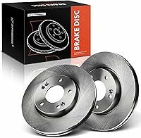 Vista 1 de A-Premium Rotores de freno de disco ventilados delanteros de 11.02 pulgadas (11.024 in) compatibles con modelos seleccionados de Hyundai y Kia