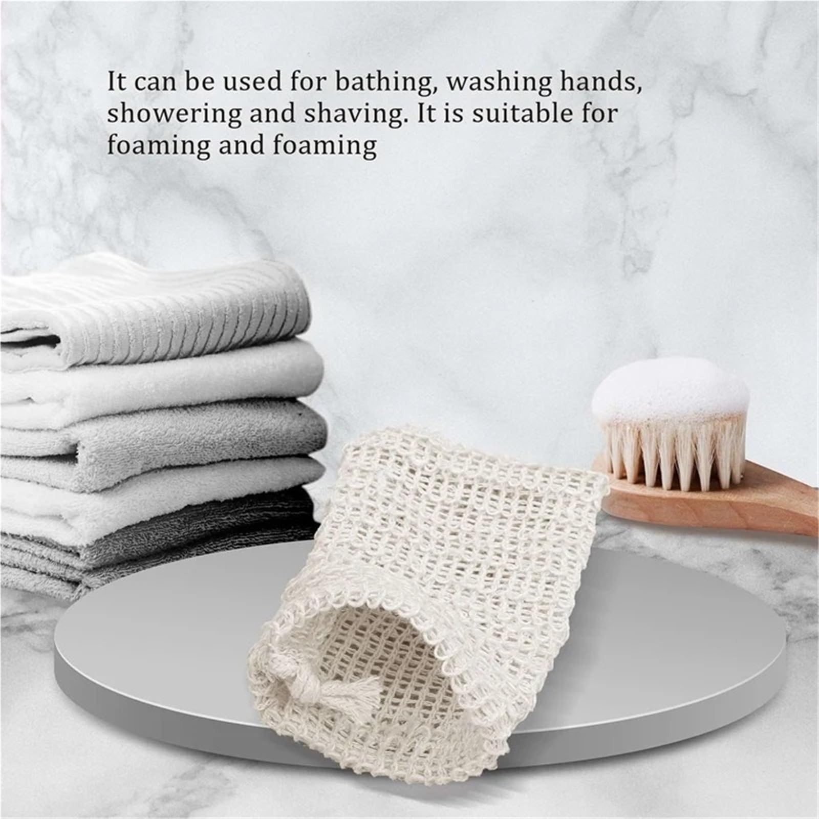 Bolsa de jabón sisal Funda protectora exfoliante