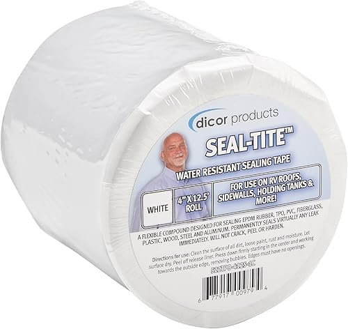 Miniatura 10 de Dicor 533RM-12 Parche de techo EPDM  12 pulgadas x 25 pies  Solución fácil y eficaz para fugas en el techo de RV y autocaravana