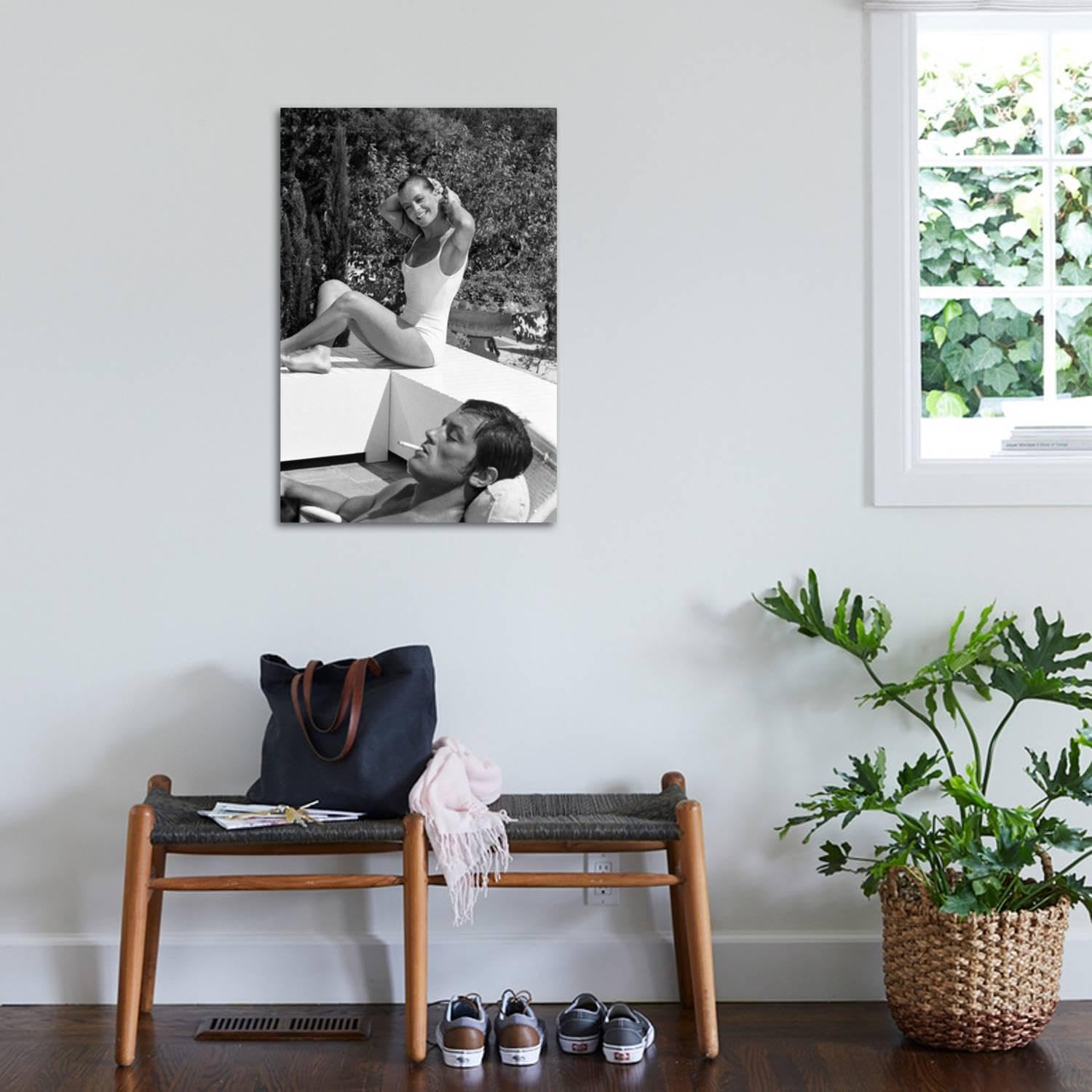 Photo Collector Alain Delon & Romy Schneider - Film La Piscine 1969 - 15x10 Cm