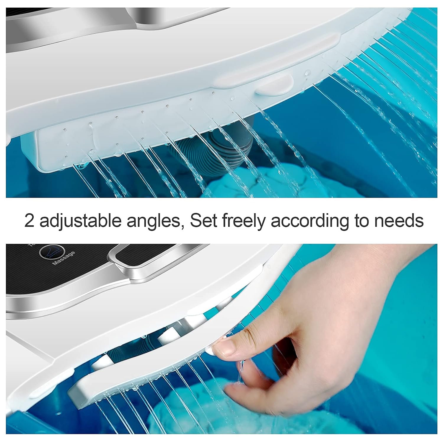 Foot Spa with Heat and Massage and Jets, Foot Bath Spa with Heat and Massage, Removable Motorized Rollers, Adjustable Waterfall Shower Instead of Bubbles, Relieve Feet Muscle Pain : Health & Household