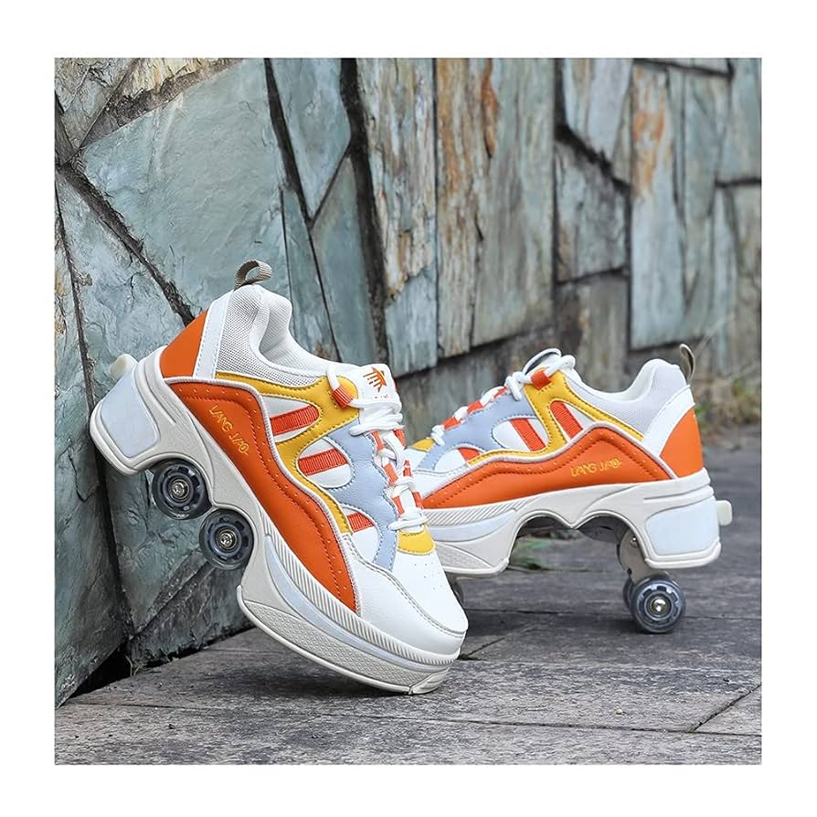 Amazon.co.jp: 変形ローラーシューズ 、ローラースケート 変形