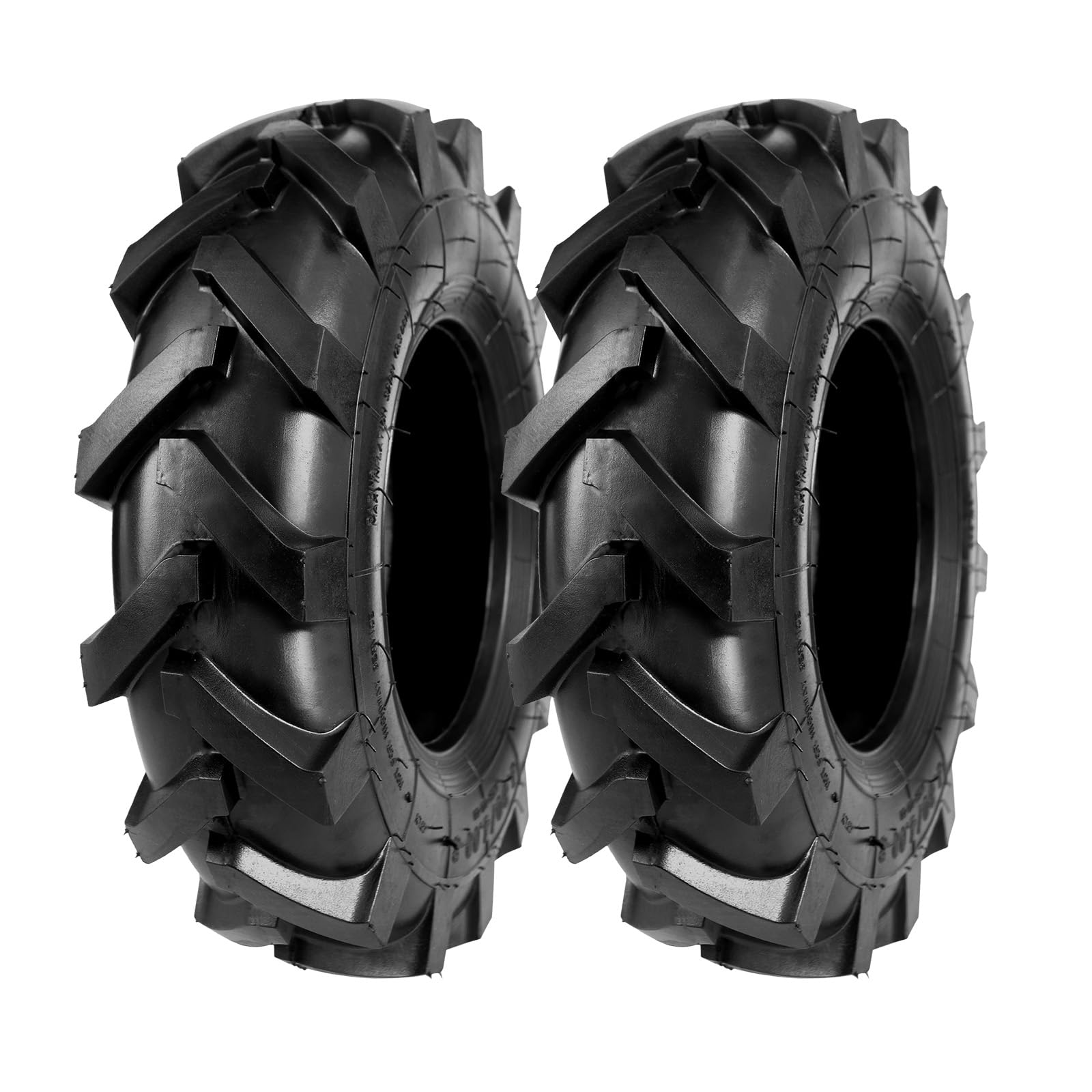 MZREXN 2 neumáticos de 4.80/4.00-8, 4.80 x 4.0-8 pulgadas, cortacésped sin cámara, 4PR 4.80-8 4.00-8 de repuesto para remolque de jardín, tractor, carrito de golf, ATV, ruedas de carrito de jardín