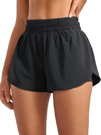 INGIA 2 in 1 High Waisted Running Shorts for Women 3"